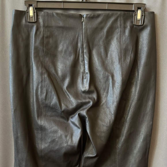 Rag & Bone Genuine Stretchy Leather Bootcut Pants, Sz USA 12, new - Picture 7 of 9